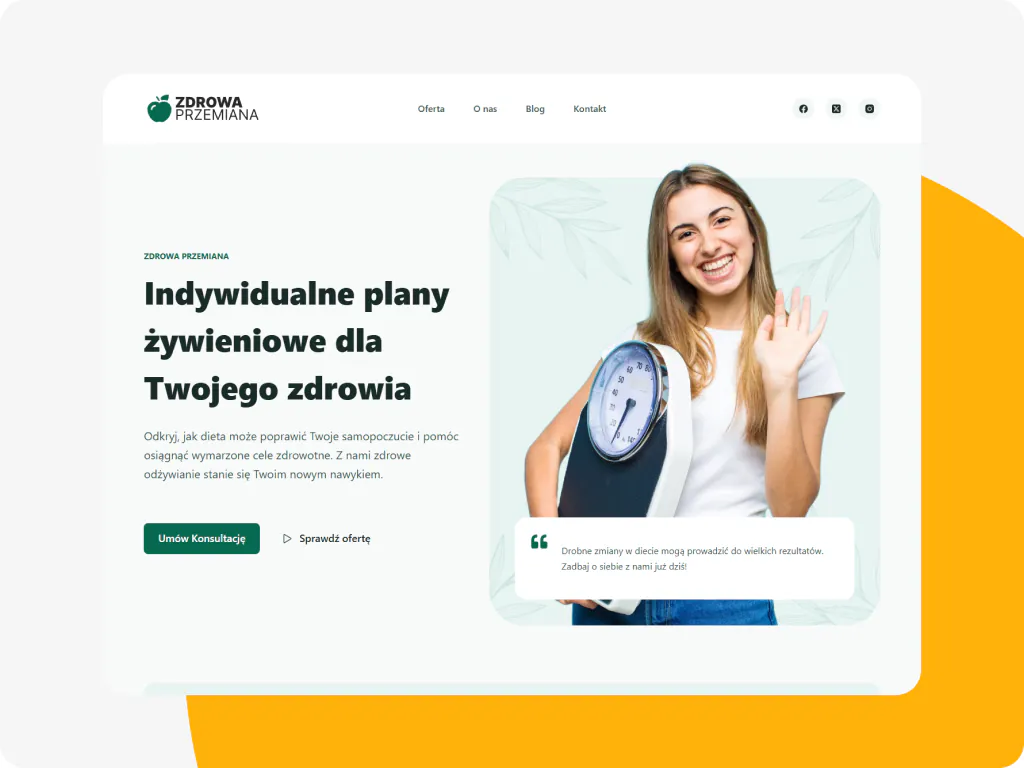 Przykładowa tania strona internetowa