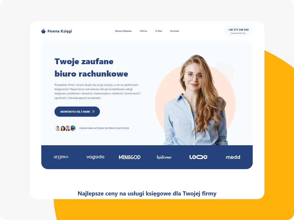 Przykładowa tania strona internetowa