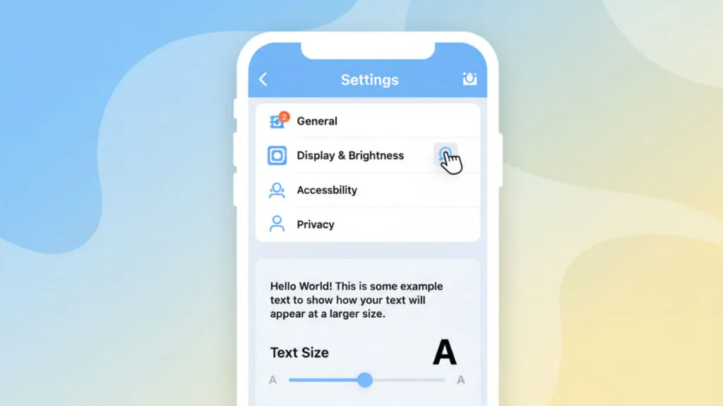 Jak powiększyć tekst na urządzeniach mobilnych?