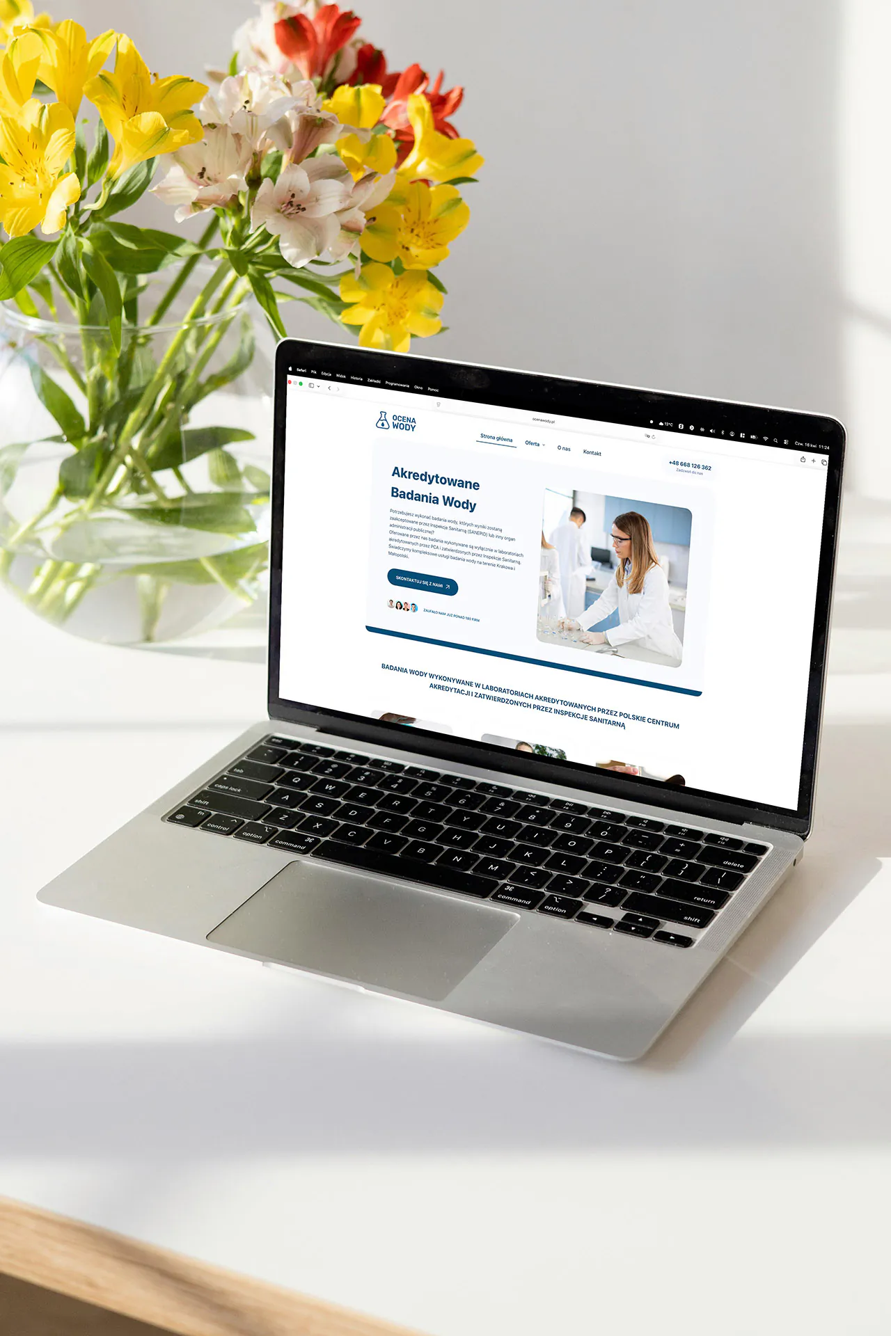 Tanie strony internetowe - badania wody